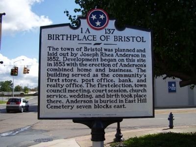 Birthplace of Bristol Marker image. Click for full size.