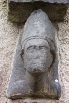 Cleric Above Kilfenora Cathedral Southwest Entry image. Click for full size.