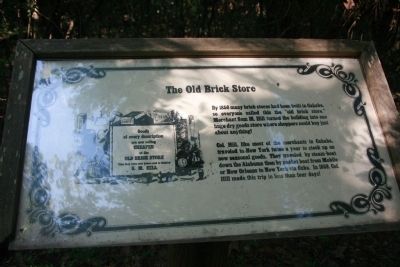 The Old Brick Store Marker image. Click for full size.