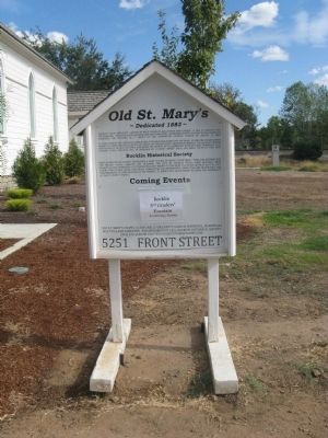 Old St. Mary�s Marker image. Click for full size.