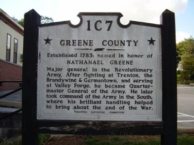Green County Marker. Click for full size. Green County Marker image. Click for full size.