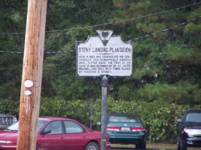 Stony Landing Plantation Marker image. Click for full size.