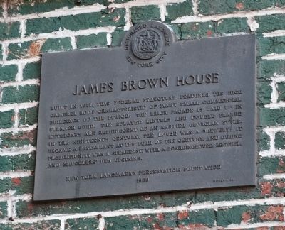 James Brown House Marker. Click for full size. James Brown House Marker image. Click for full size.