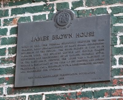 James Brown House Marker image. Click for full size.