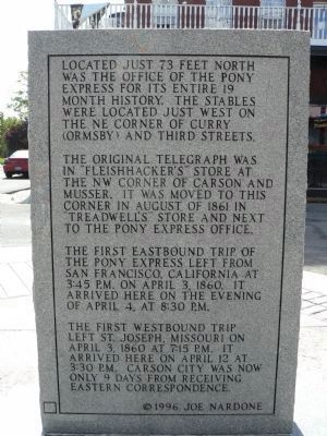 Rear View of Marker and Marker Inscription. Click for full size. Rear View of Marker and Marker Inscription image. Click for full size.