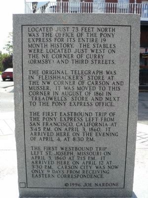 Rear View of Marker and Marker Inscription image. Click for full size.