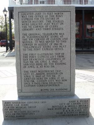 Rear View of Marker. Click for full size. Rear View of Marker image. Click for full size.