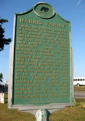 Harris Family Marker image. Click for full size.