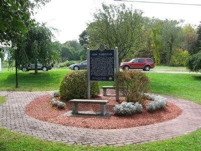 New Fairfield Marker. Click for full size. New Fairfield Marker image. Click for full size.