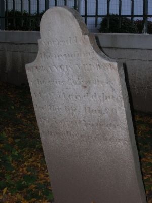 Vedder Family Cemetery Headstone. Click for full size. Vedder Family Cemetery Headstone image. Click for full size.