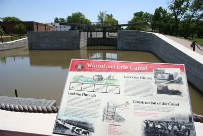 Miami and Erie, New Bremen Marker image. Click for full size.