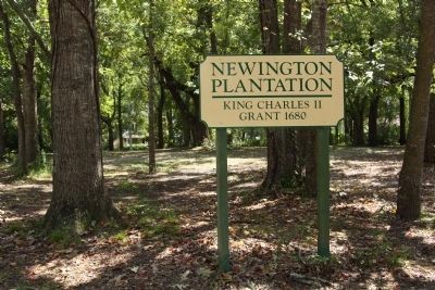 Newington Plantation , King Charles II Grant, 1680. Click for full size. Newington Plantation , King Charles II Grant, 1680 image. Click for full size.