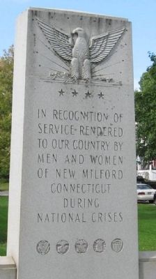 New Milford Veterans Monument image. Click for full size.