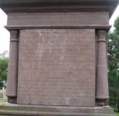 David Wooster Monument image. Click for full size.