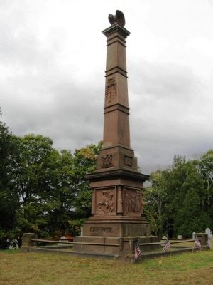 David Wooster Monument. Click for full size. David Wooster Monument image. Click for full size.