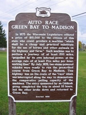 Auto Race Marker image. Click for full size.
