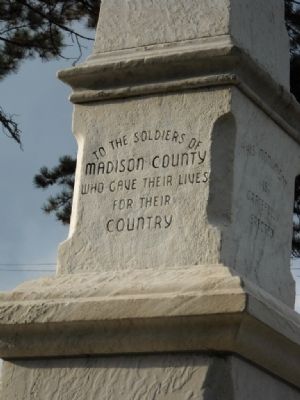 Winterset Civil War Memorial Marker image. Click for full size.