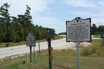 Thomas Walter Marker, looking south along US 52 image. Click for full size.