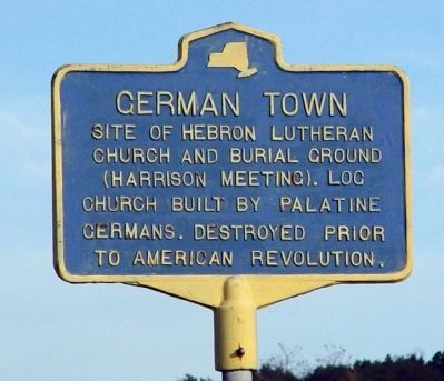 German Town Marker image. Click for full size.