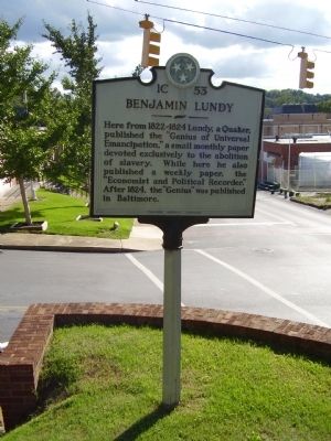 Benjamin Lundy Marker image. Click for full size.