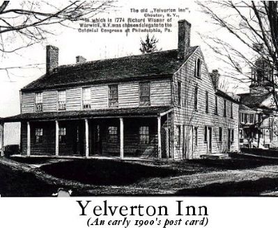 Yelverton Inn from an early postcard.. Click for full size. Yelverton Inn from an early postcard. image. Click for full size.