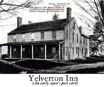 Yelverton Inn from an early postcard. image. Click for full size.