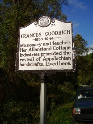 Frances Goodrich Marker. Click for full size. Frances Goodrich Marker image. Click for full size.
