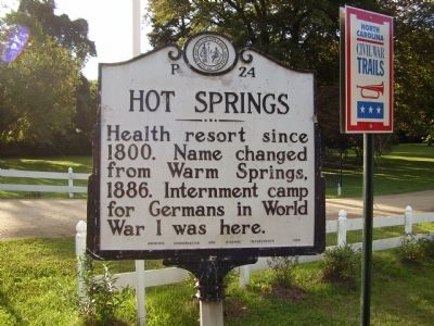 Hot Springs Marker image. Click for full size.