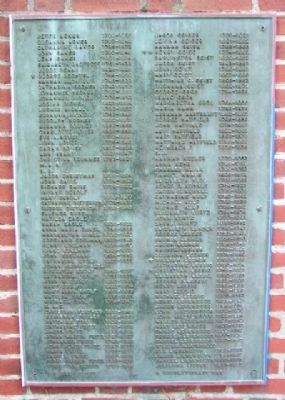 Burials in Old Burial Ground Marker. Click for full size. Burials in Old Burial Ground Marker image. Click for full size.