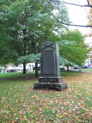 Weston Civil War Monument. Click for full size. Weston Civil War Monument image. Click for full size.