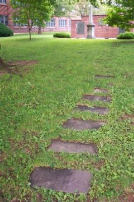 Headstones Used for Path to Old Burial Ground Memorial. Click for full size. Headstones Used for Path to Old Burial Ground Memorial image. Click for full size.