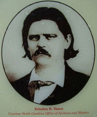 Zebulon B. Vance image. Click for full size.