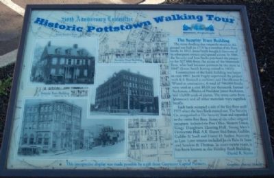 The Security Trust Building Marker image. Click for full size.