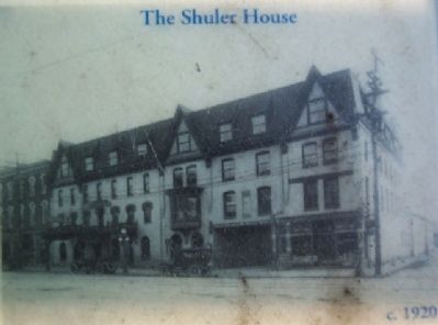 The Shuler House, c.1920, Photo on Marker image. Click for full size.