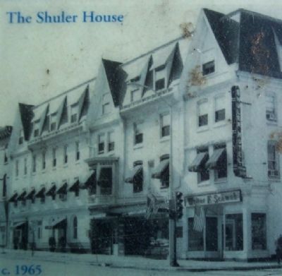 The Shuler House, c.1965, Photo on Marker image. Click for full size.