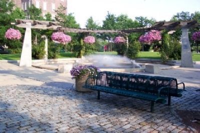 Smith Family Plaza and Fountain. Click for full size. Smith Family Plaza and Fountain image. Click for full size.
