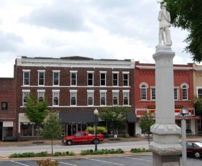 Laurens County Square -<br>South Side image. Click for full size.