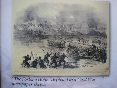 Picture on The Forlorn Hope Marker image. Click for full size.