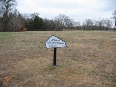 Camp of 3d Iowa Infantry Tablet image. Click for full size.