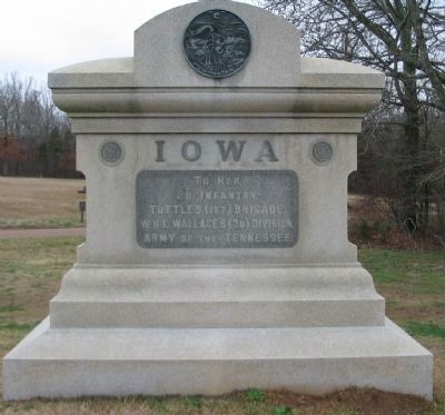 2d Iowa Infantry Monument image. Click for full size.