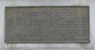 Plaque on Back of Monument. Click for full size. Plaque on Back of Monument image. Click for full size.