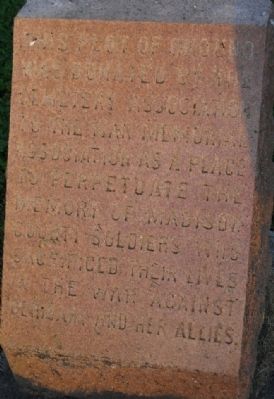 Winterset World War I Memorial Marker. Click for full size. Winterset World War I Memorial Marker image. Click for full size.