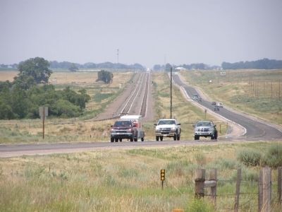 The Mormon Trail preceded US 26 and the Trans-continental Rails lines westward image. Click for full size.