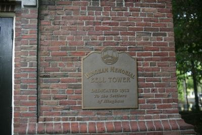 Bell Tower Plaque image. Click for full size.
