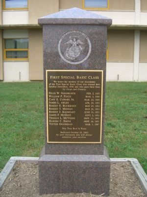 First Special Basic Class Marker. Click for full size. First Special Basic Class Marker image. Click for full size.
