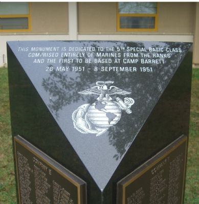 5th Special Basic Class Marker - Obverse image. Click for full size.
