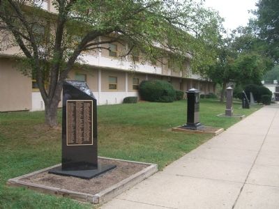 Quantico Marine Athletes of the Sixties Marker is second from the left.. Click for full size. Quantico Marine Athletes of the Sixties Marker is second from the left. image. Click for full size.