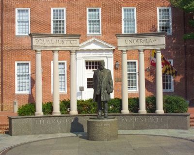 Thurgood Marshall (1908–1993) Memorial image. Click for full size.