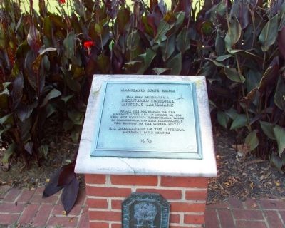 National Historic Landmark plaque. Click for full size. National Historic Landmark plaque image. Click for full size.