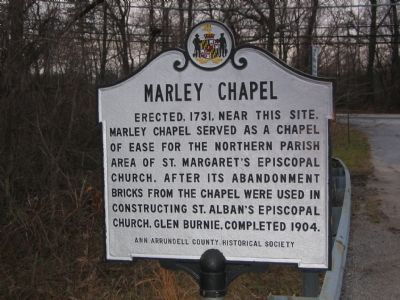 Marley Chapel Marker image. Click for full size.